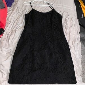 Black lace dress